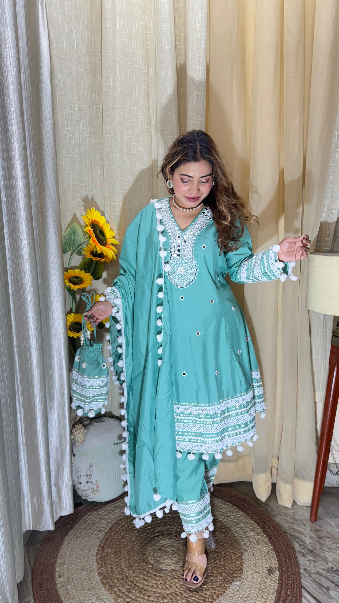 Noorani Grace 4pc Suit Set