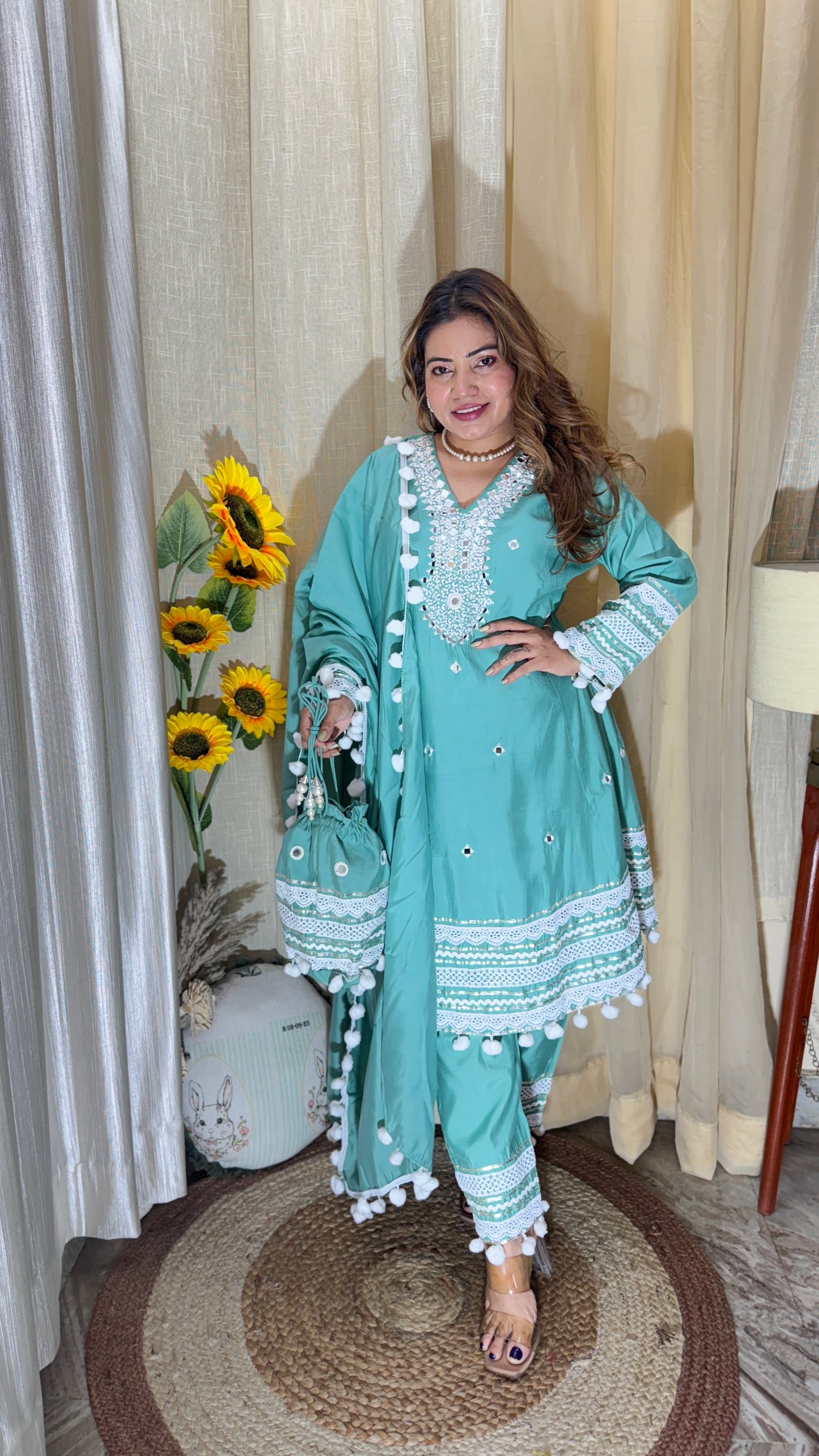 Noorani Grace 4pc Suit Set