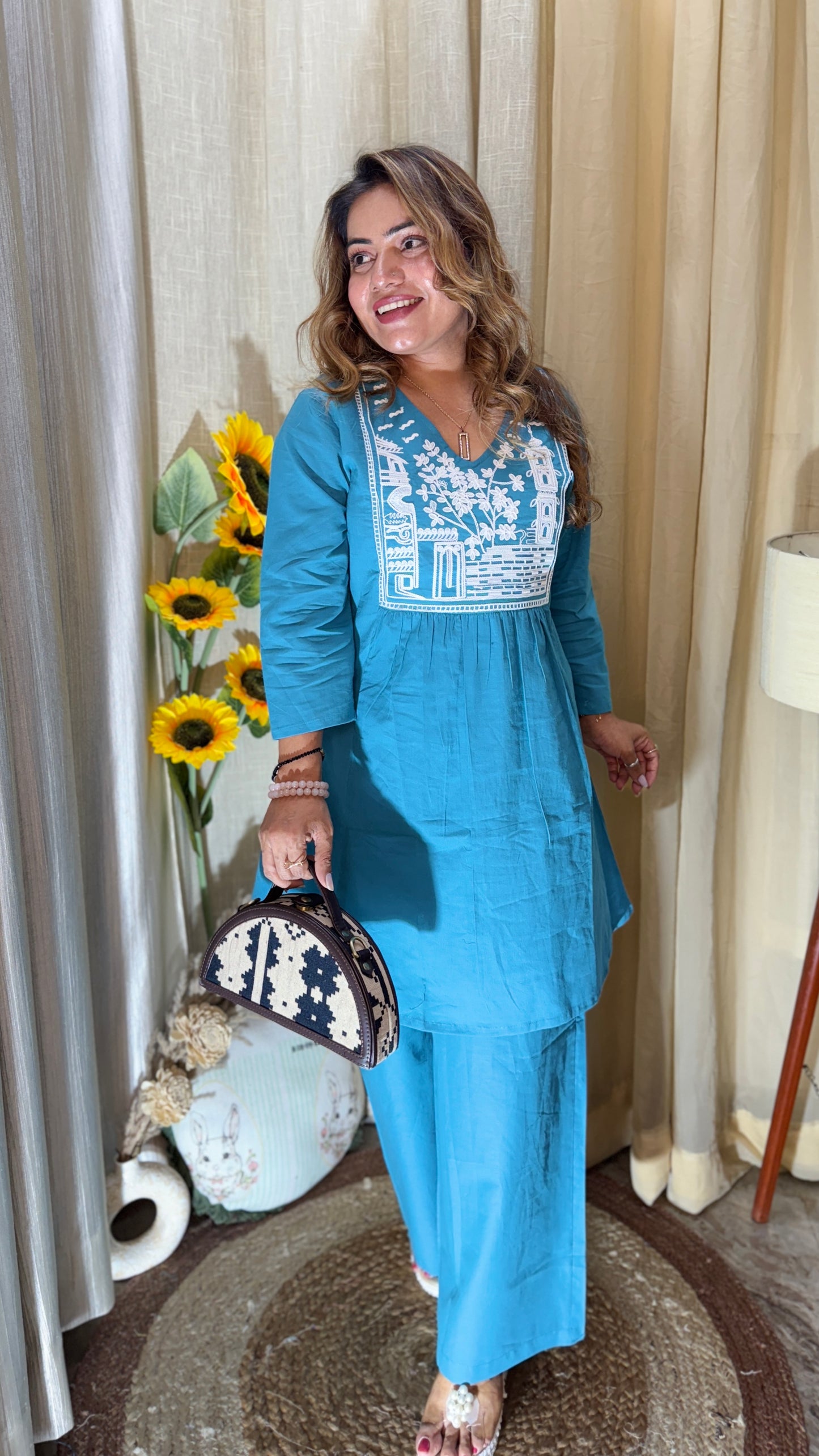 Pure Cotton Co-ord Set