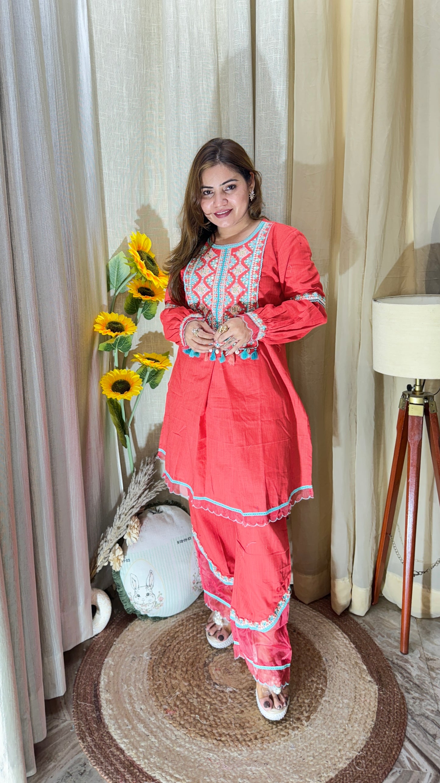 Peach Suit Set