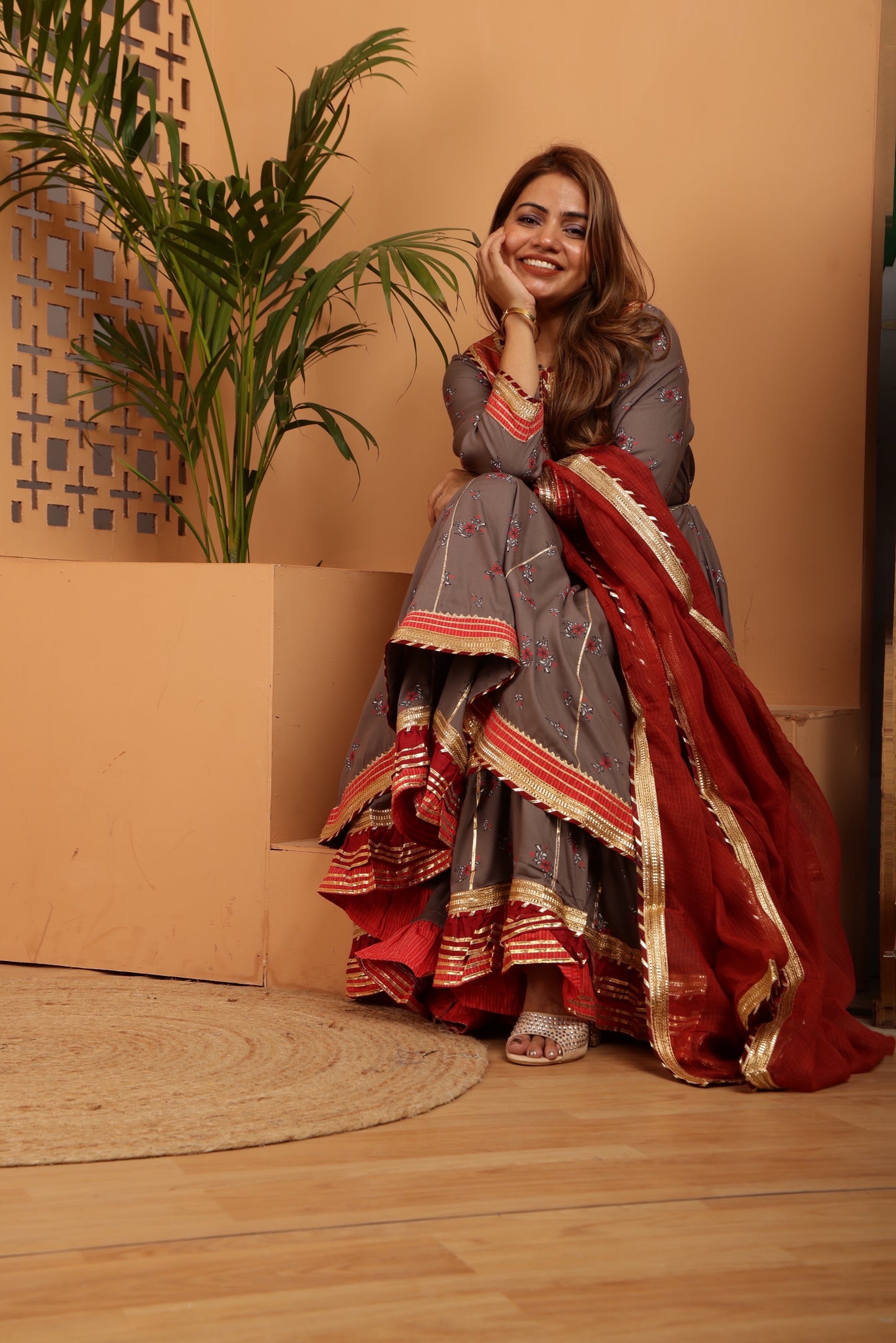 Anarkali Sharara set
