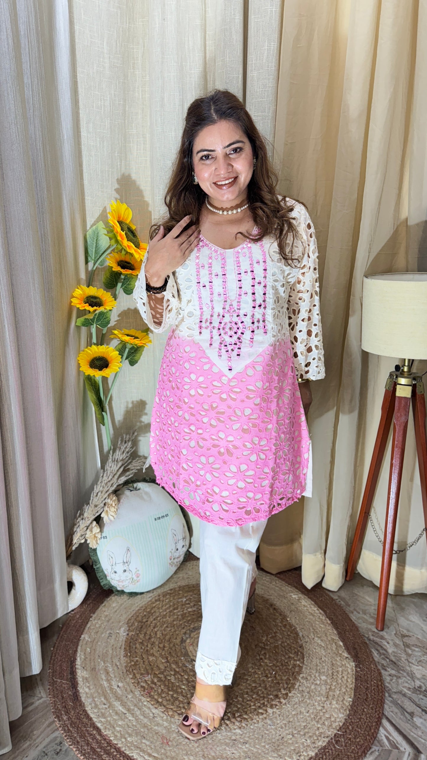 Mirror Work Embroidered Co-Ord Set
