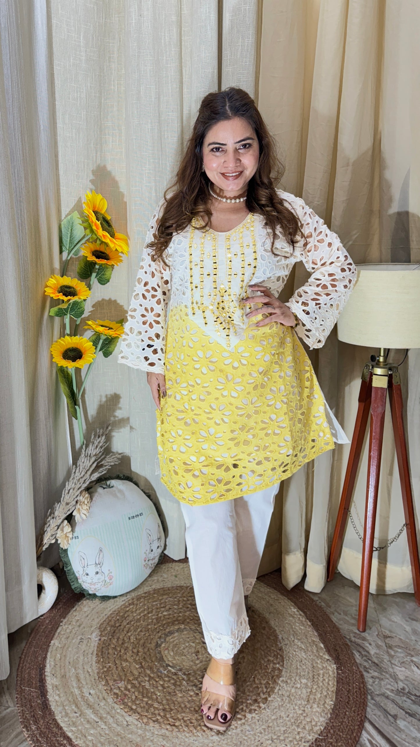 Mirror Work Embroidered Co-Ord Set