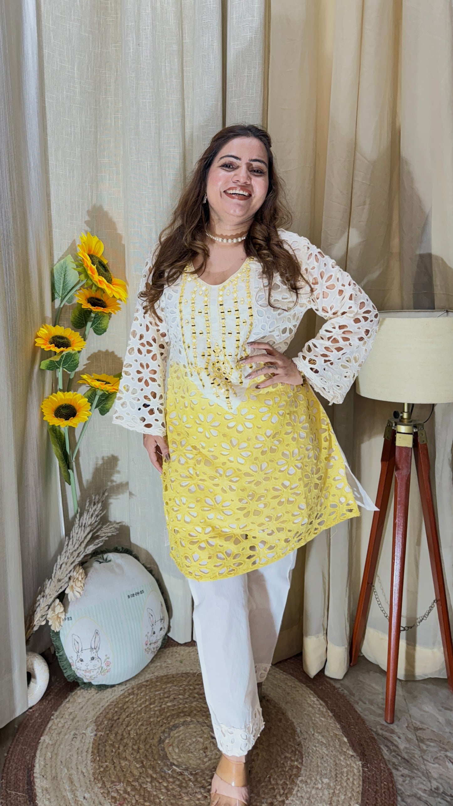 Mirror Work Embroidered Co-Ord Set