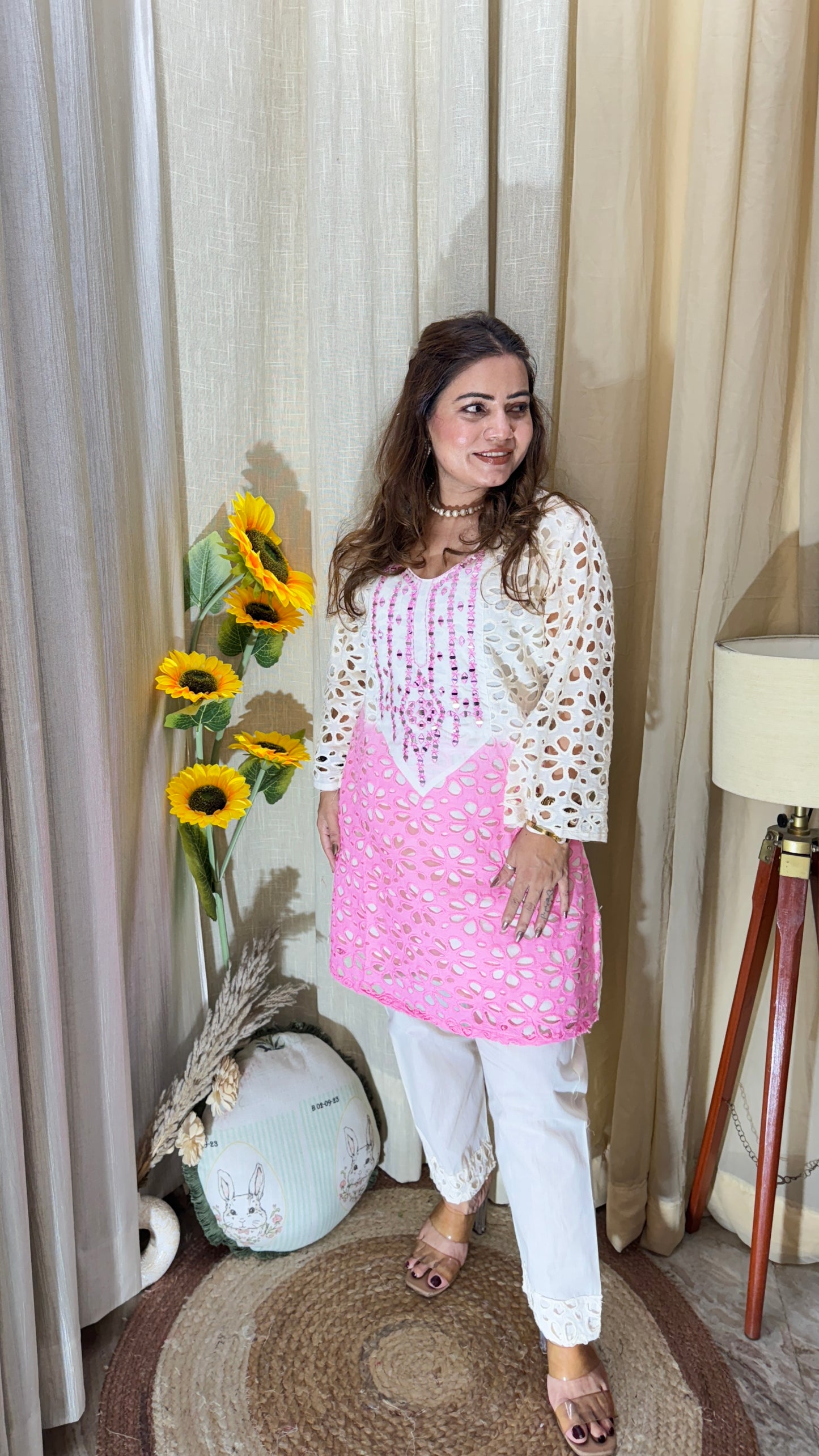 Mirror Work Embroidered Co-Ord Set