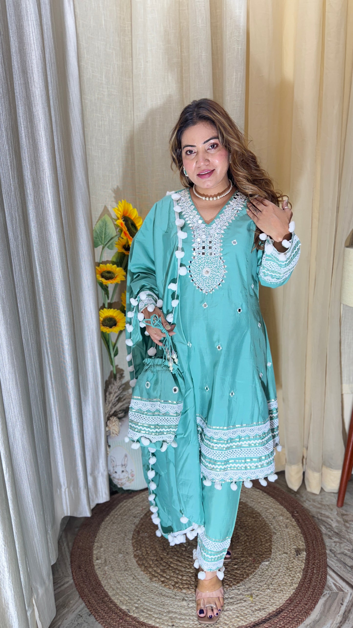 Noorani Grace 4pc Suit Set
