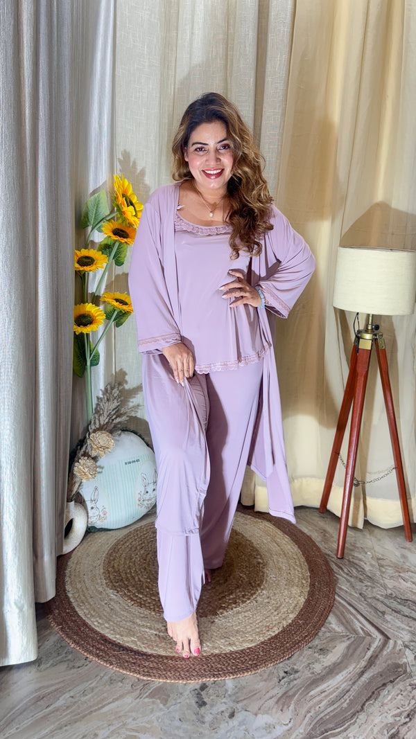 Luxury 3-Piece Nightwear Set