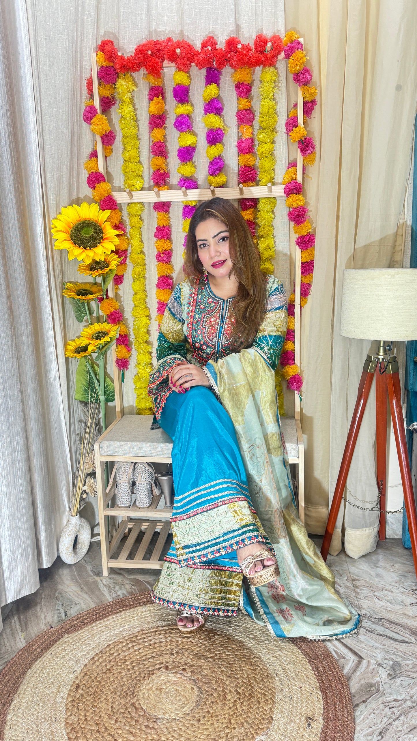 CLASSIC CREPE PLAZA SALWAR SUIT