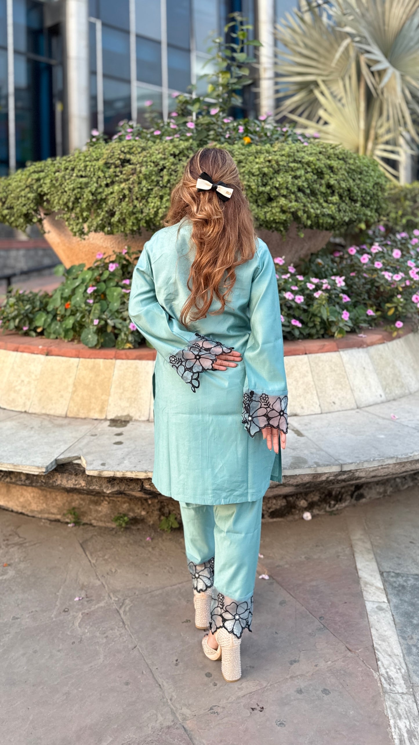 Chanderi Pakistani style corset