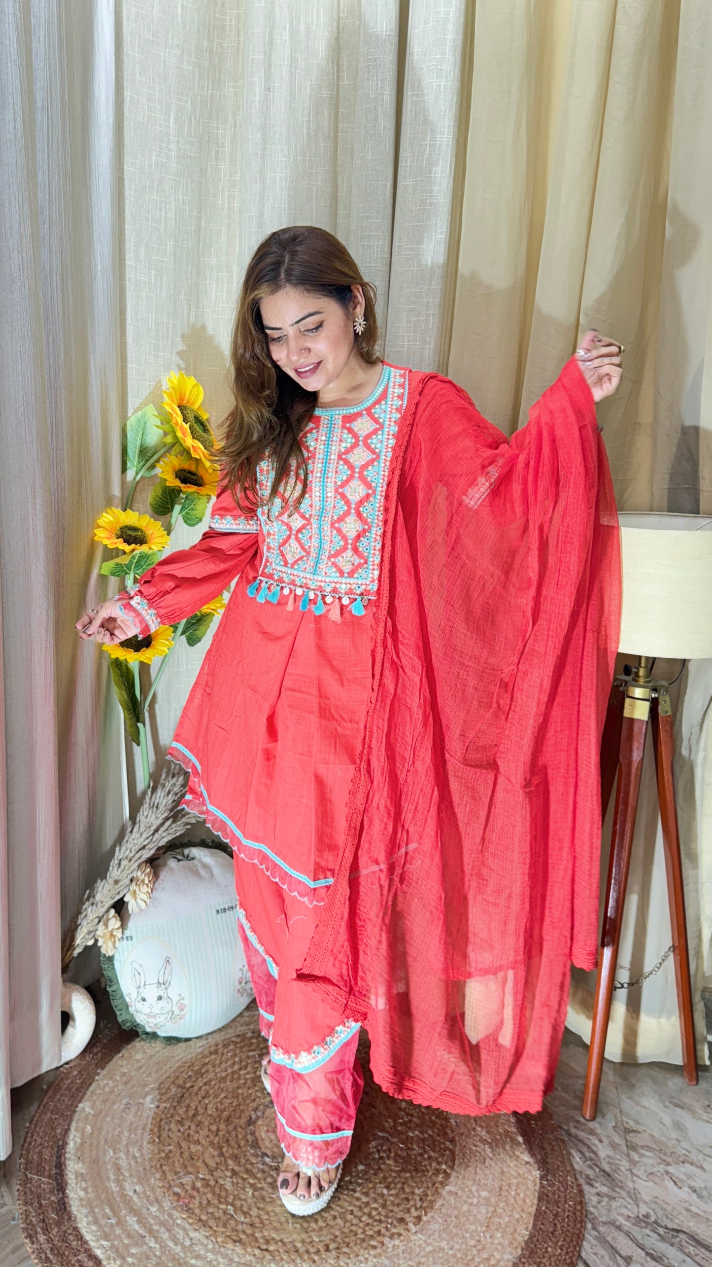 Peach Suit Set