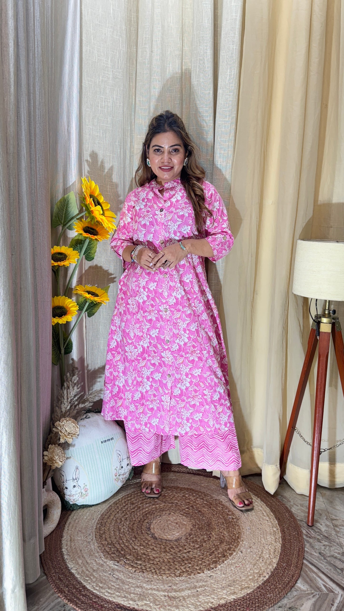 Printed kurta cord set