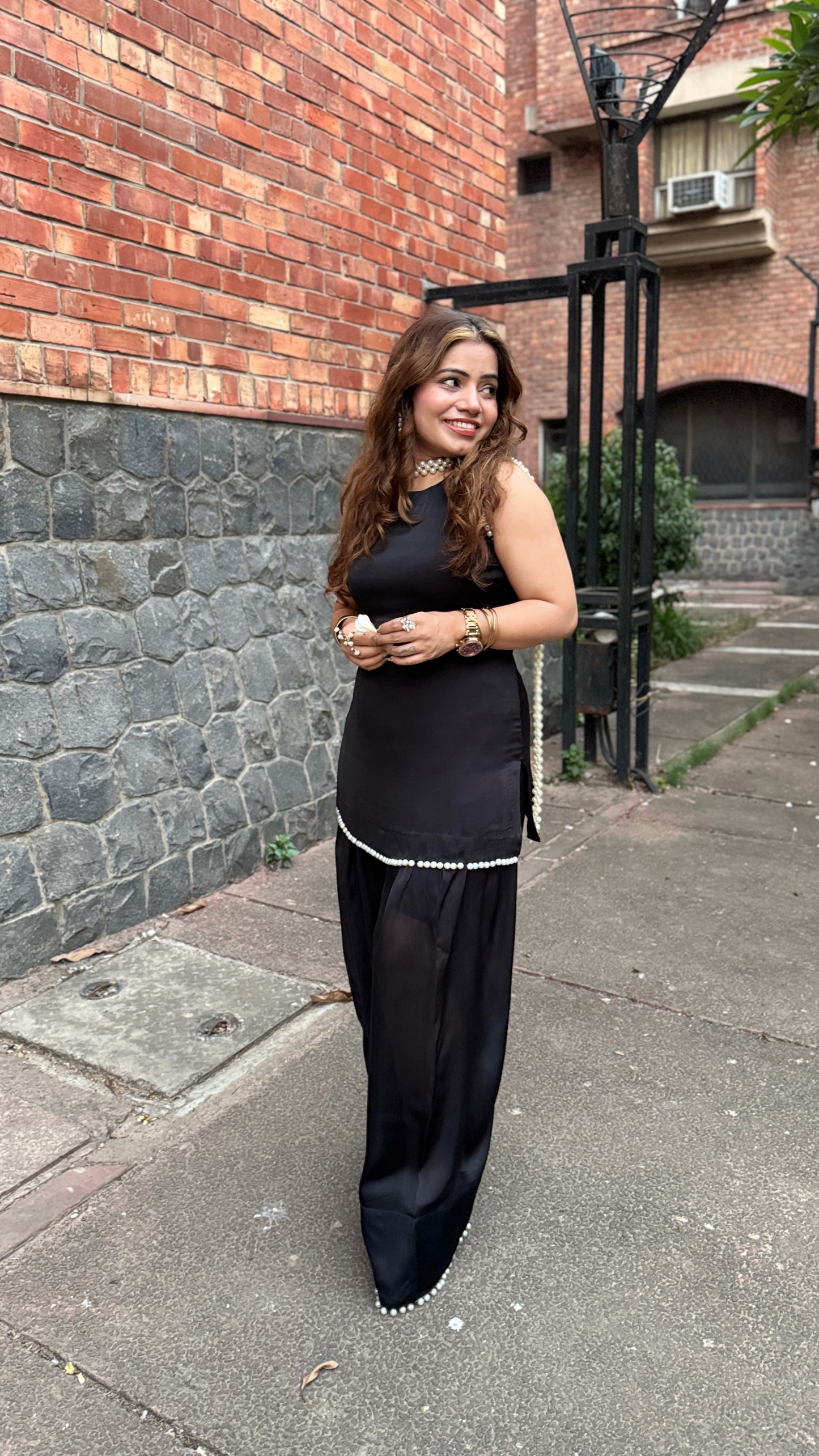 Classic Black Farsi Salwar Set