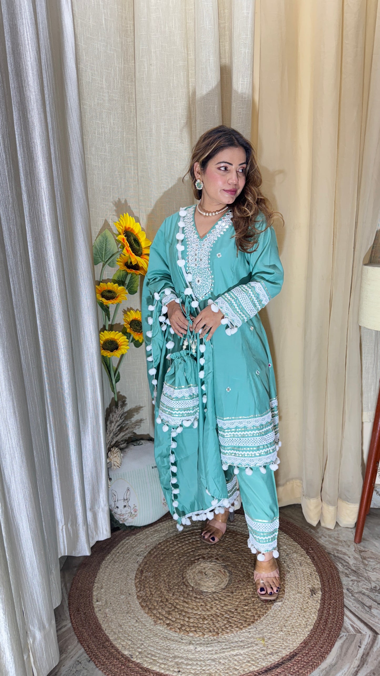 Noorani Grace 4pc Suit Set