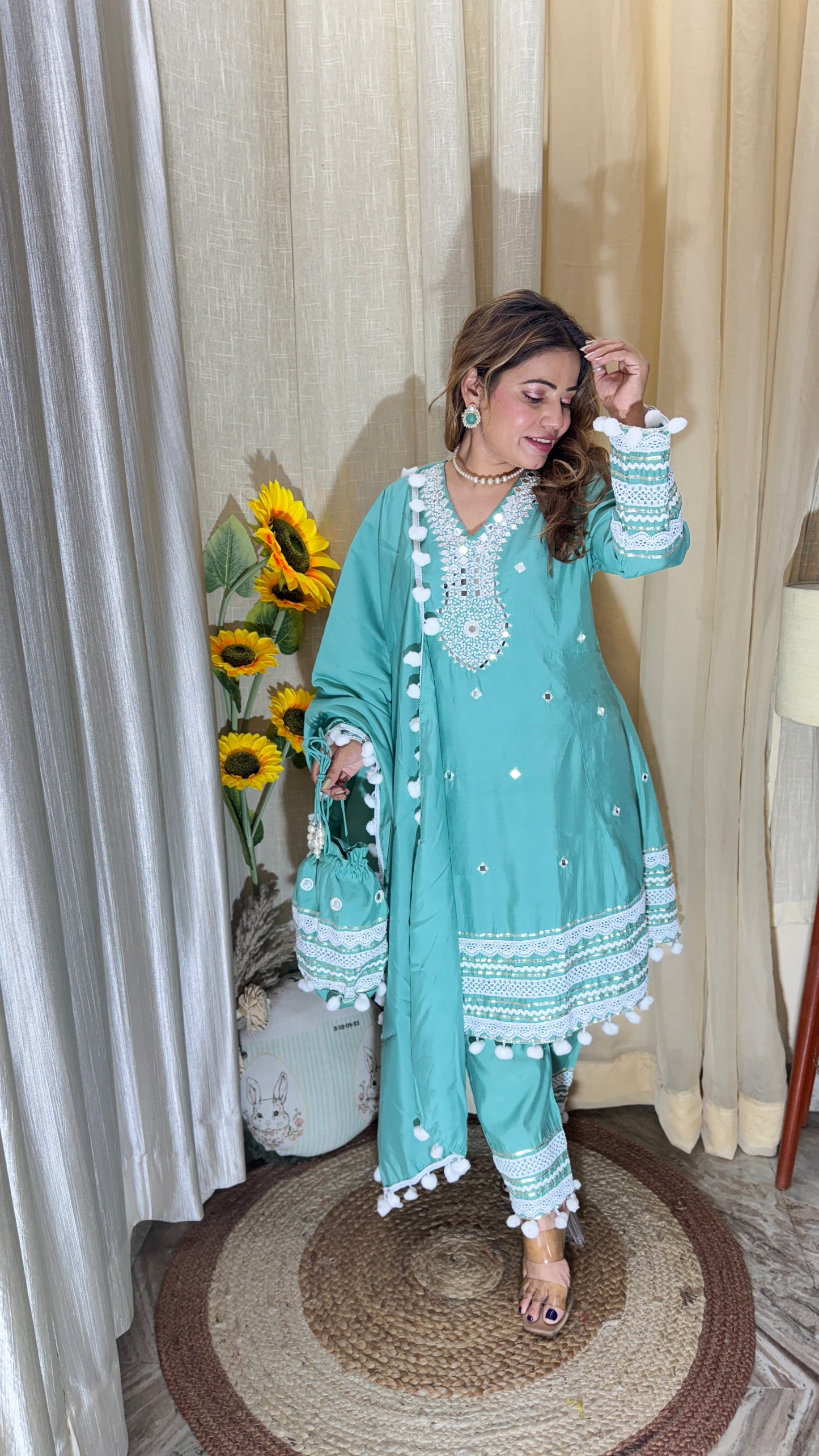 Noorani Grace 4pc Suit Set
