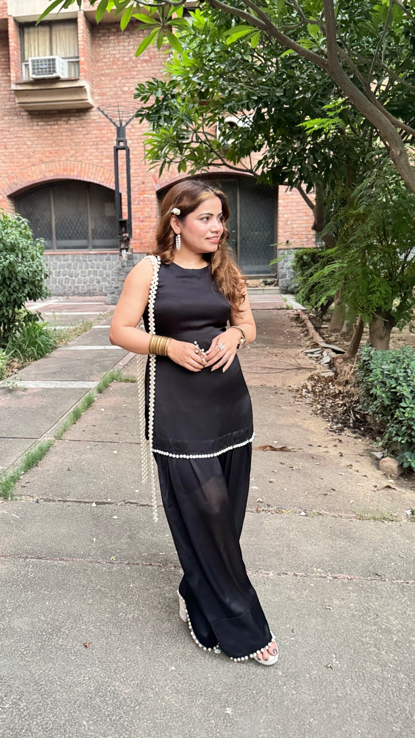 Classic Black Farsi Salwar Set