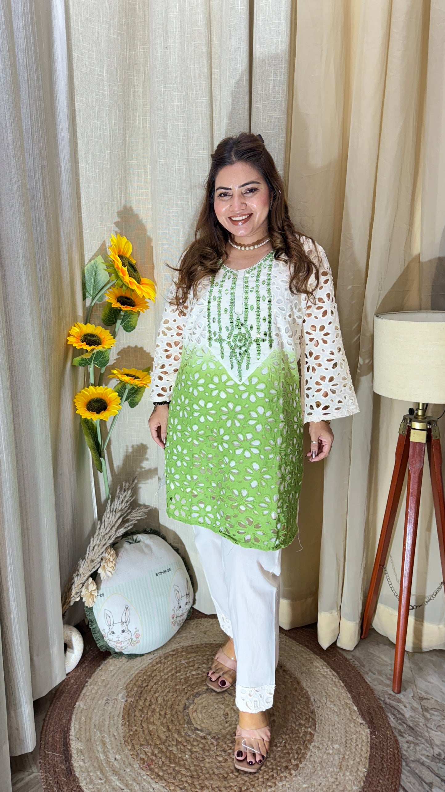 Mirror Work Embroidered Co-Ord Set