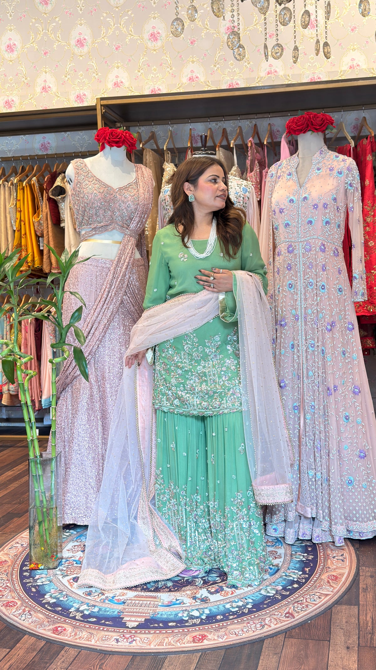 A Gorgeous Pure Georgette Garara Set