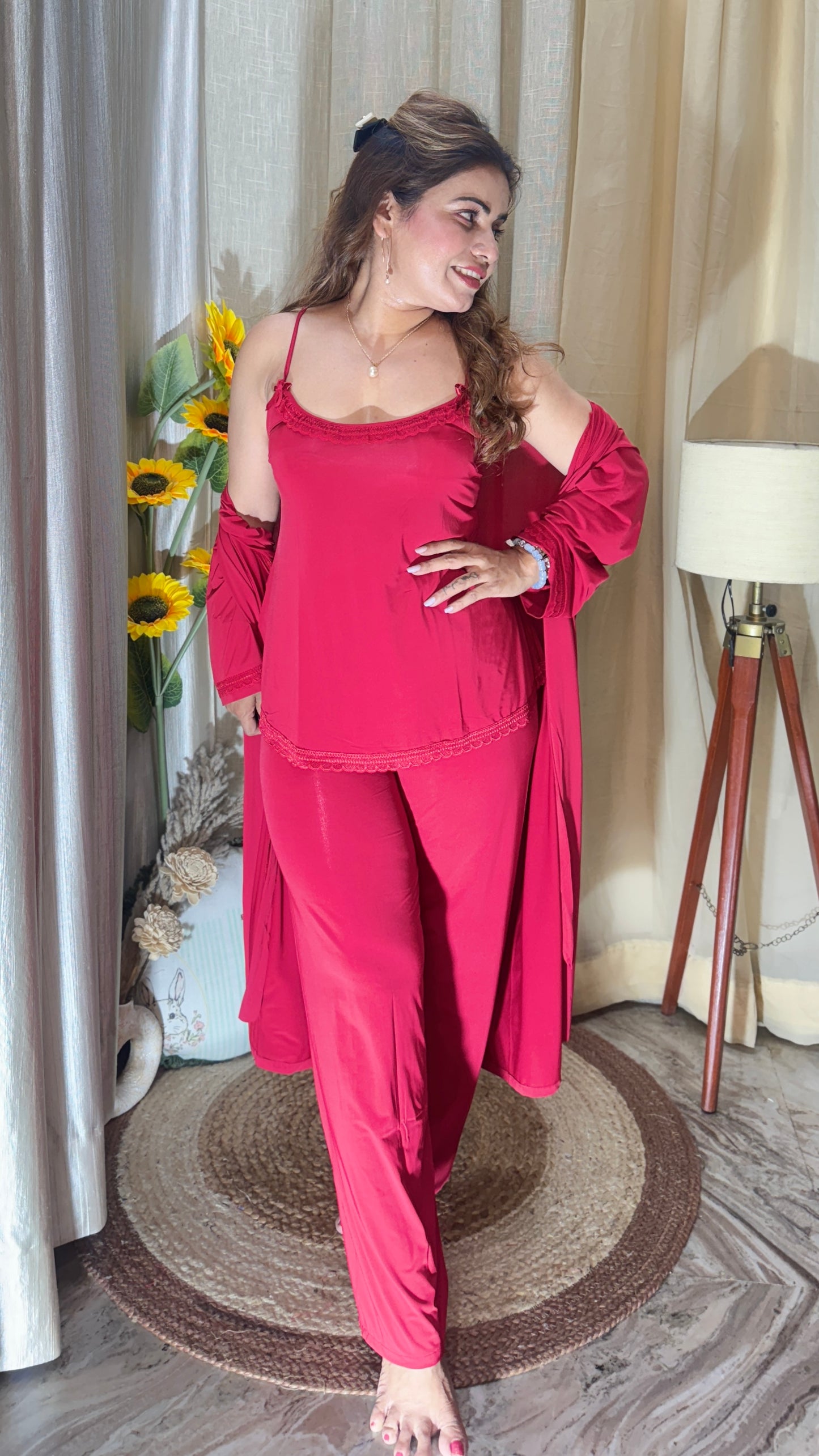 Luxury 3-Piece Nightwear Set