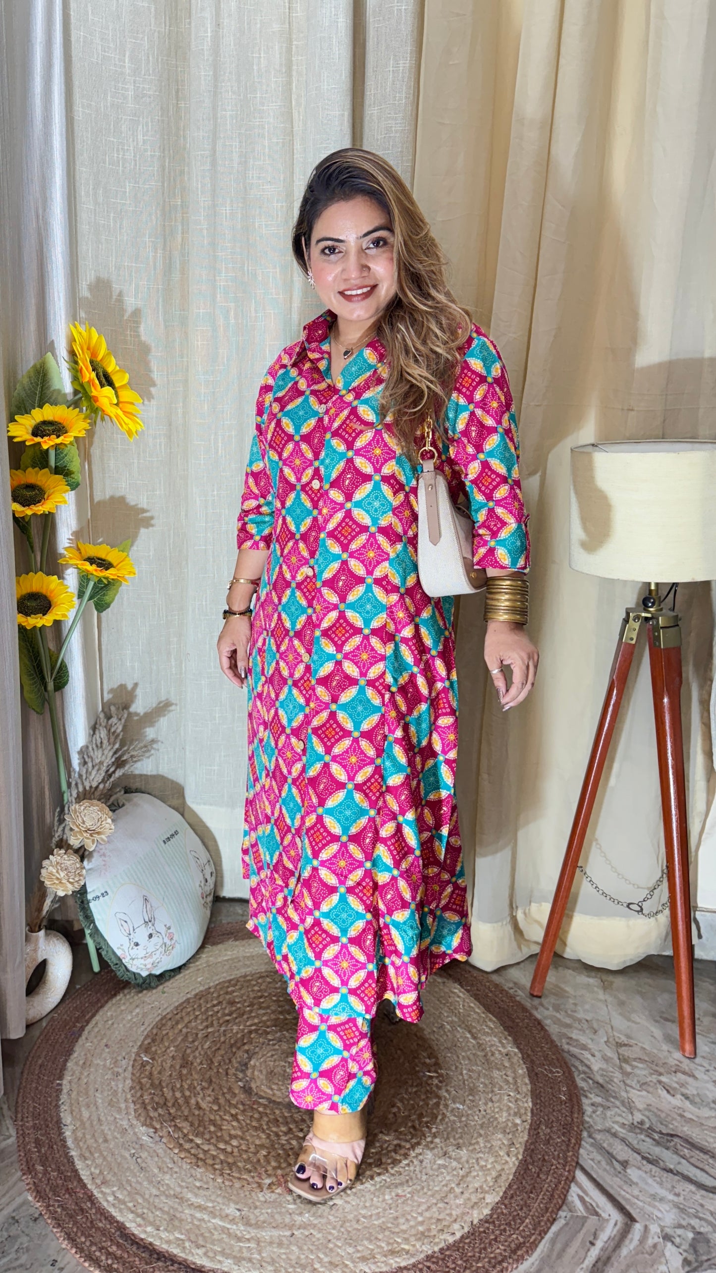 Cotton printed Kurta Pant Set