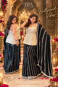 Black Mirror-Inspired Work Sharara Set
