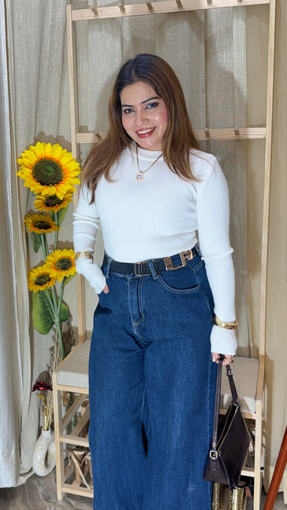 Winter Ribbed Full Sleeve Top