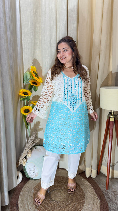 Mirror Work Embroidered Co-Ord Set
