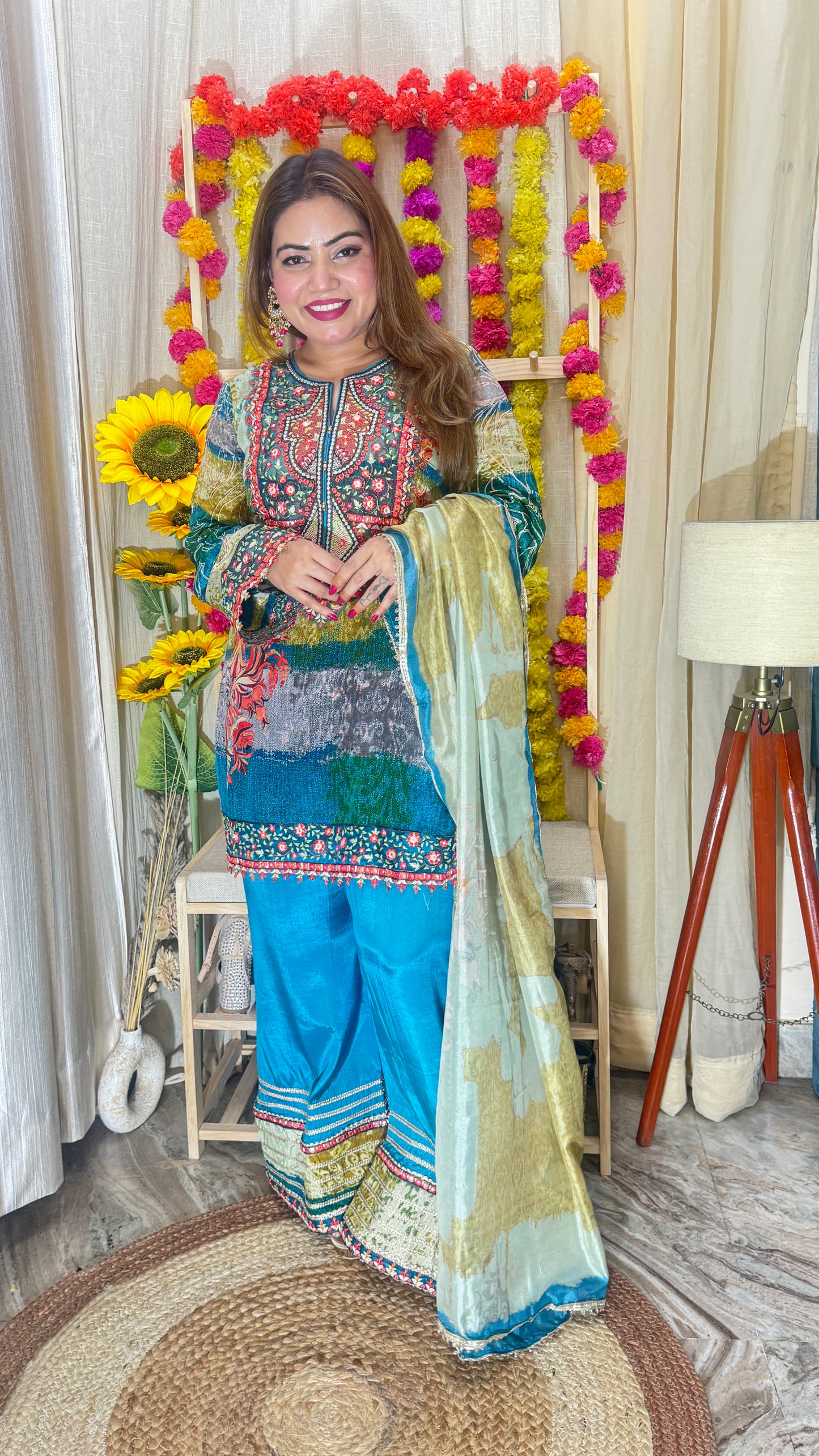 CLASSIC CREPE PLAZA SALWAR SUIT