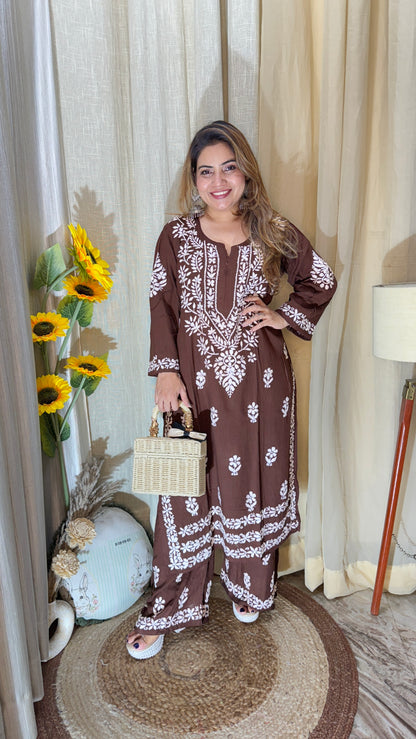 Chikankari kurta set