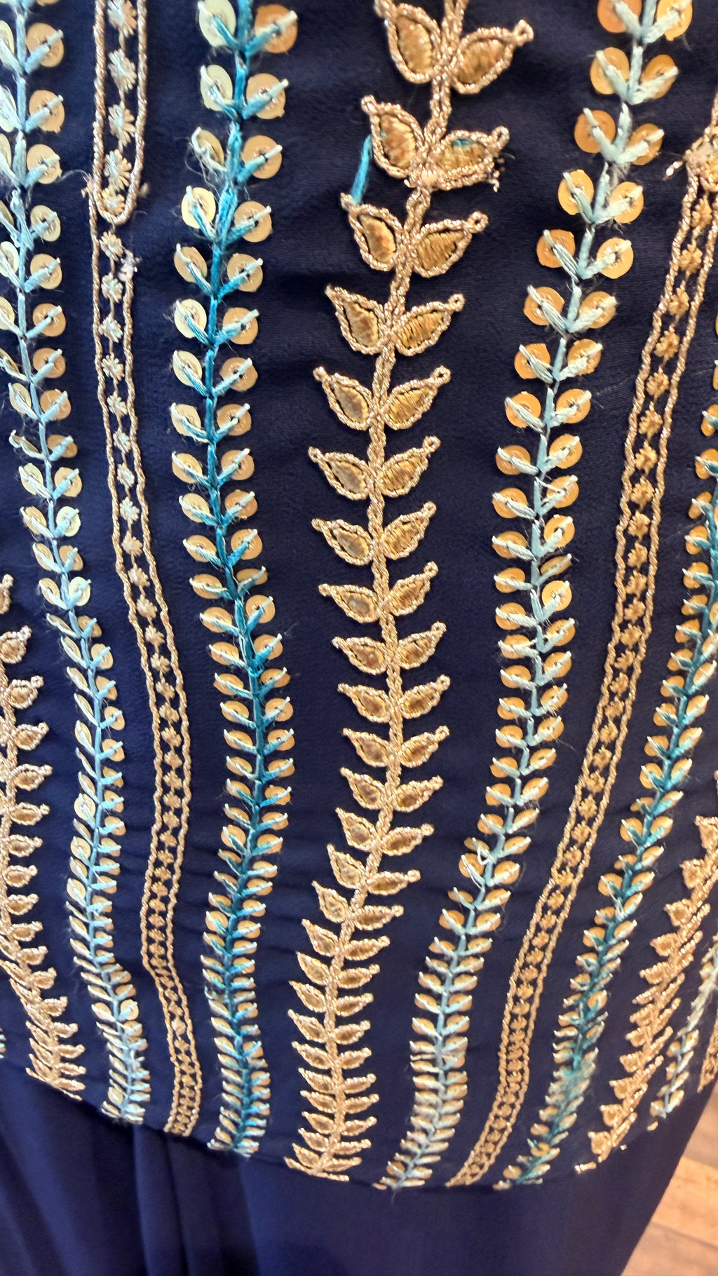 Embroidered Palazzo Set