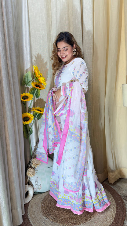 Cotton Sharara suit set