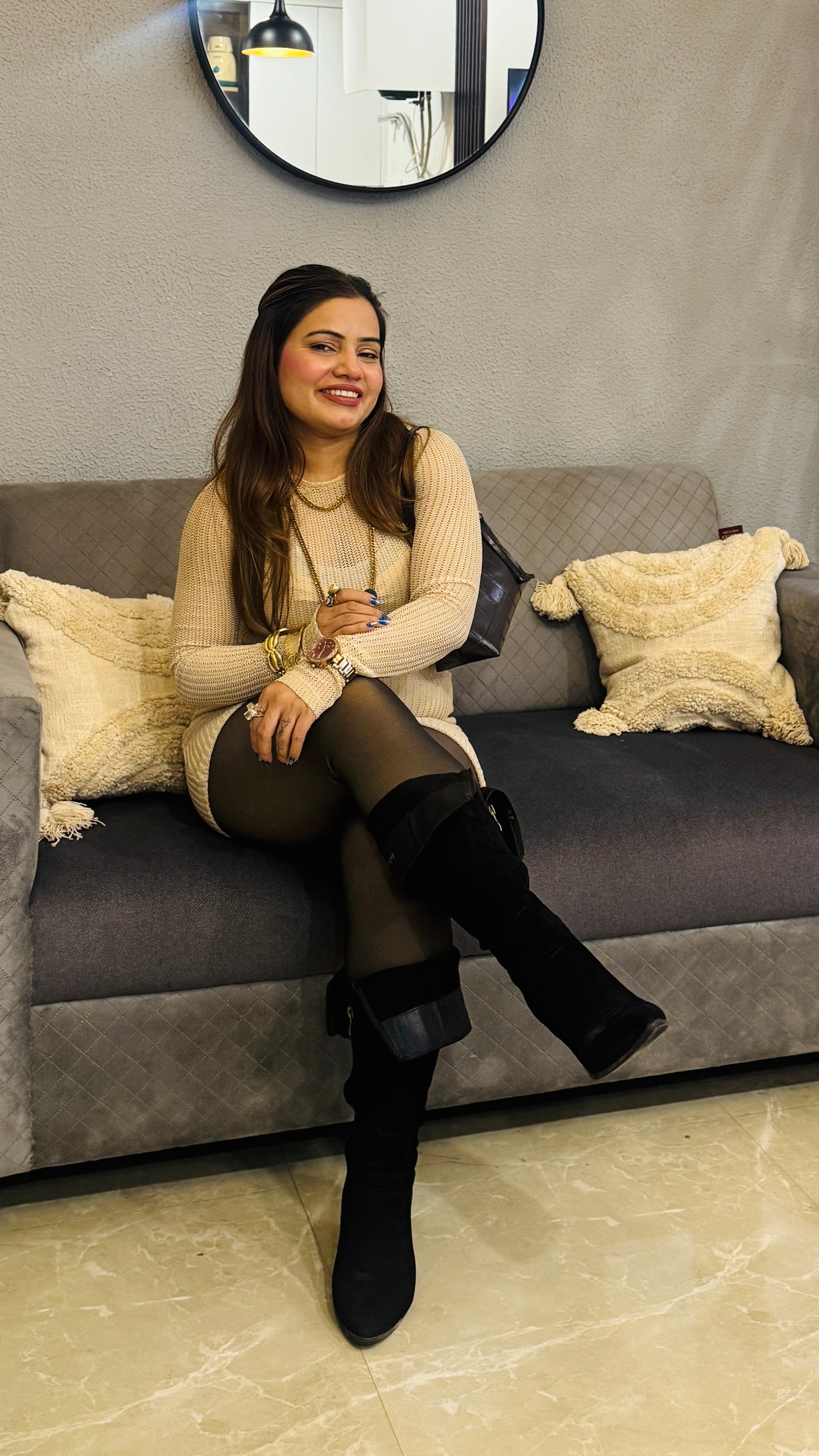 Premium Black Sheer Winter Leggings