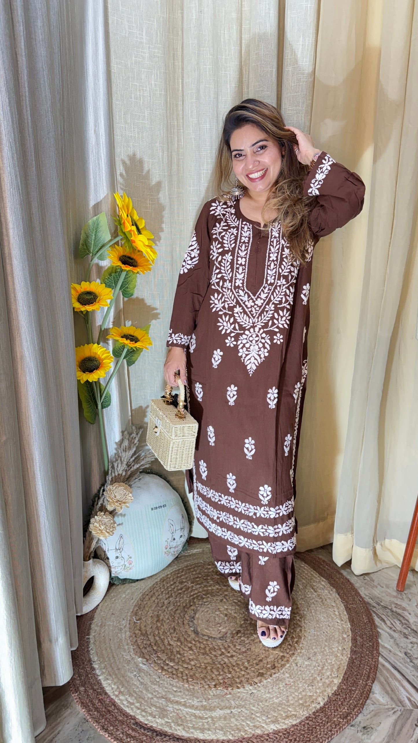 Chikankari kurta set
