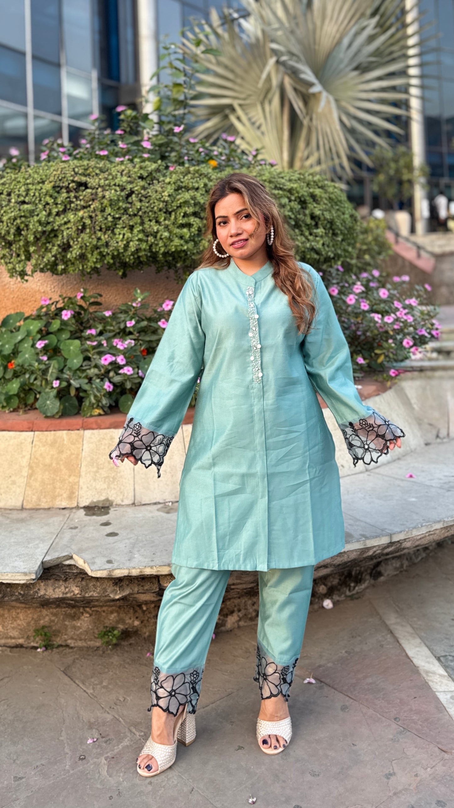 Chanderi Pakistani style corset