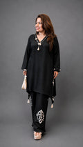 Black Asymmetric Co-ord Set