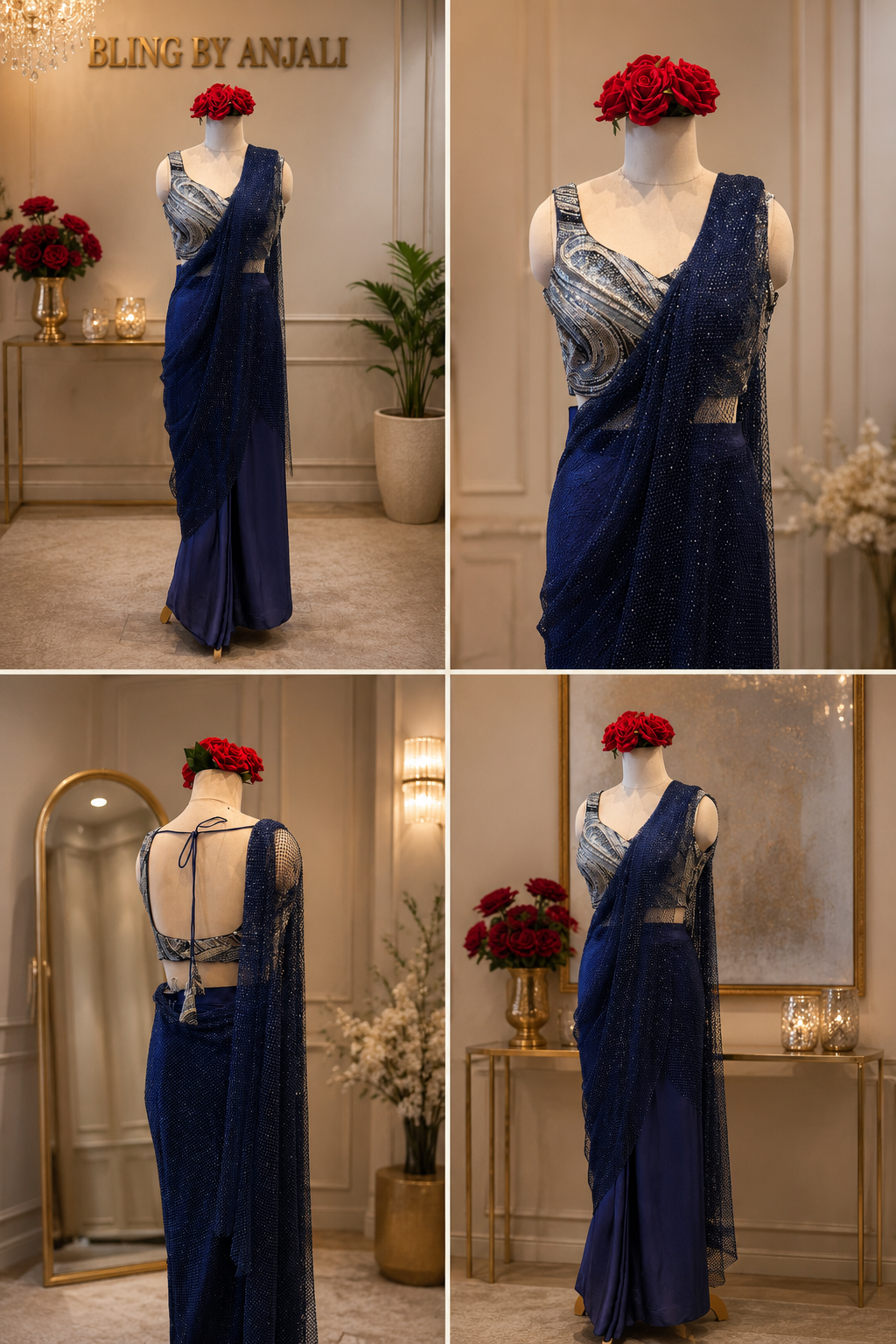 Concept Saree with Embellished Blouse