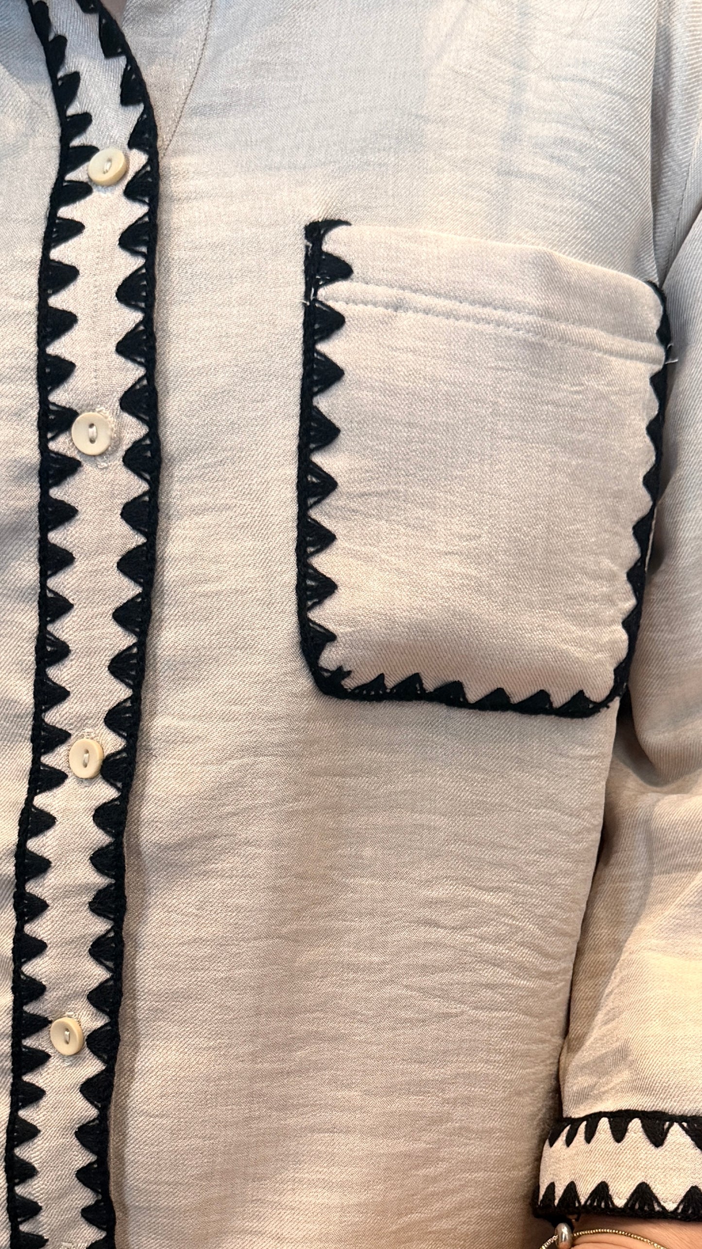 Effortless Chic Co-ord Set with Contrast Detailing