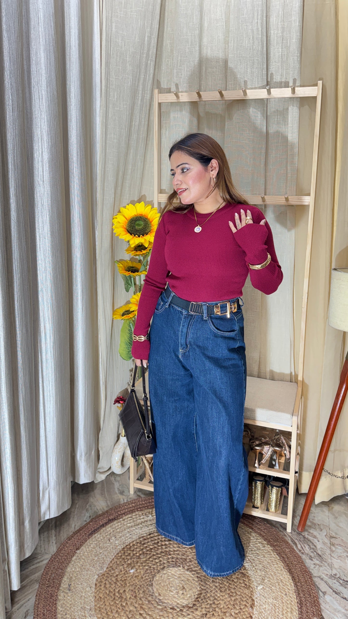 Winter Ribbed Full Sleeve Top