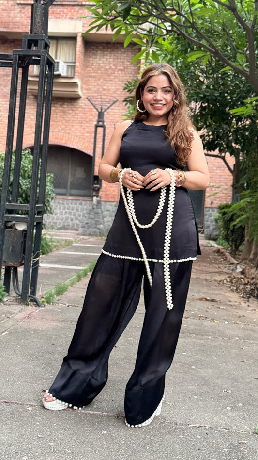 Classic Black Farsi Salwar Set