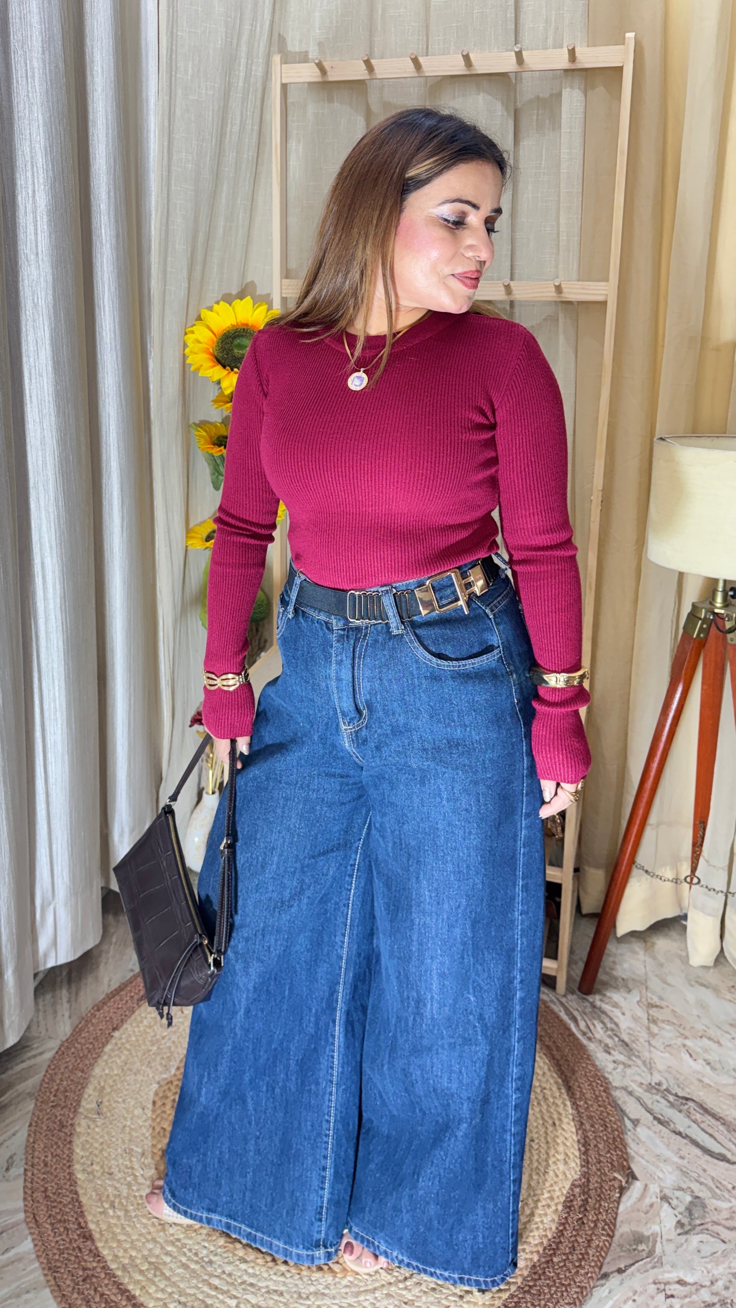 Winter Ribbed Full Sleeve Top