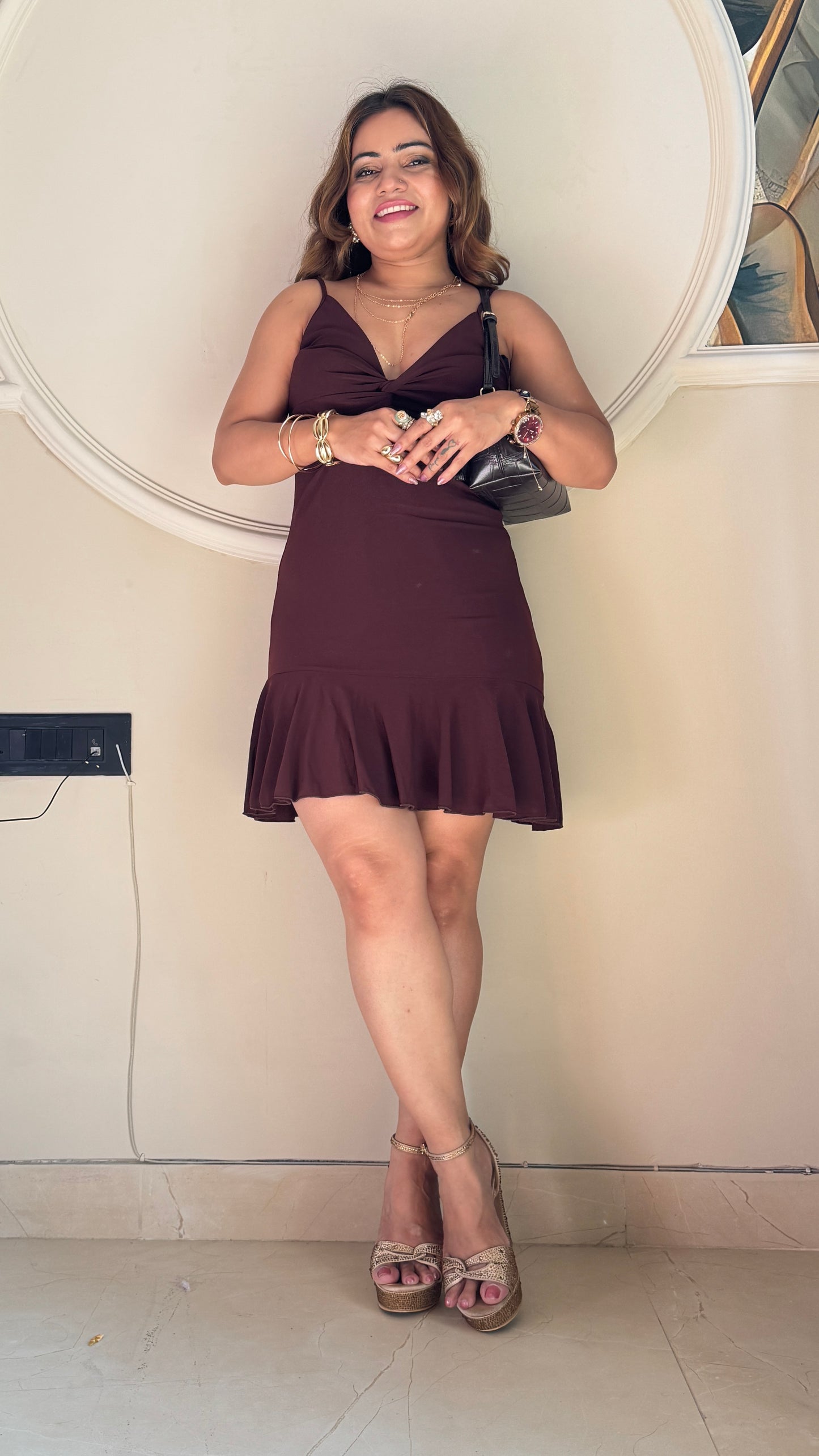 Ruffle Mini Dress