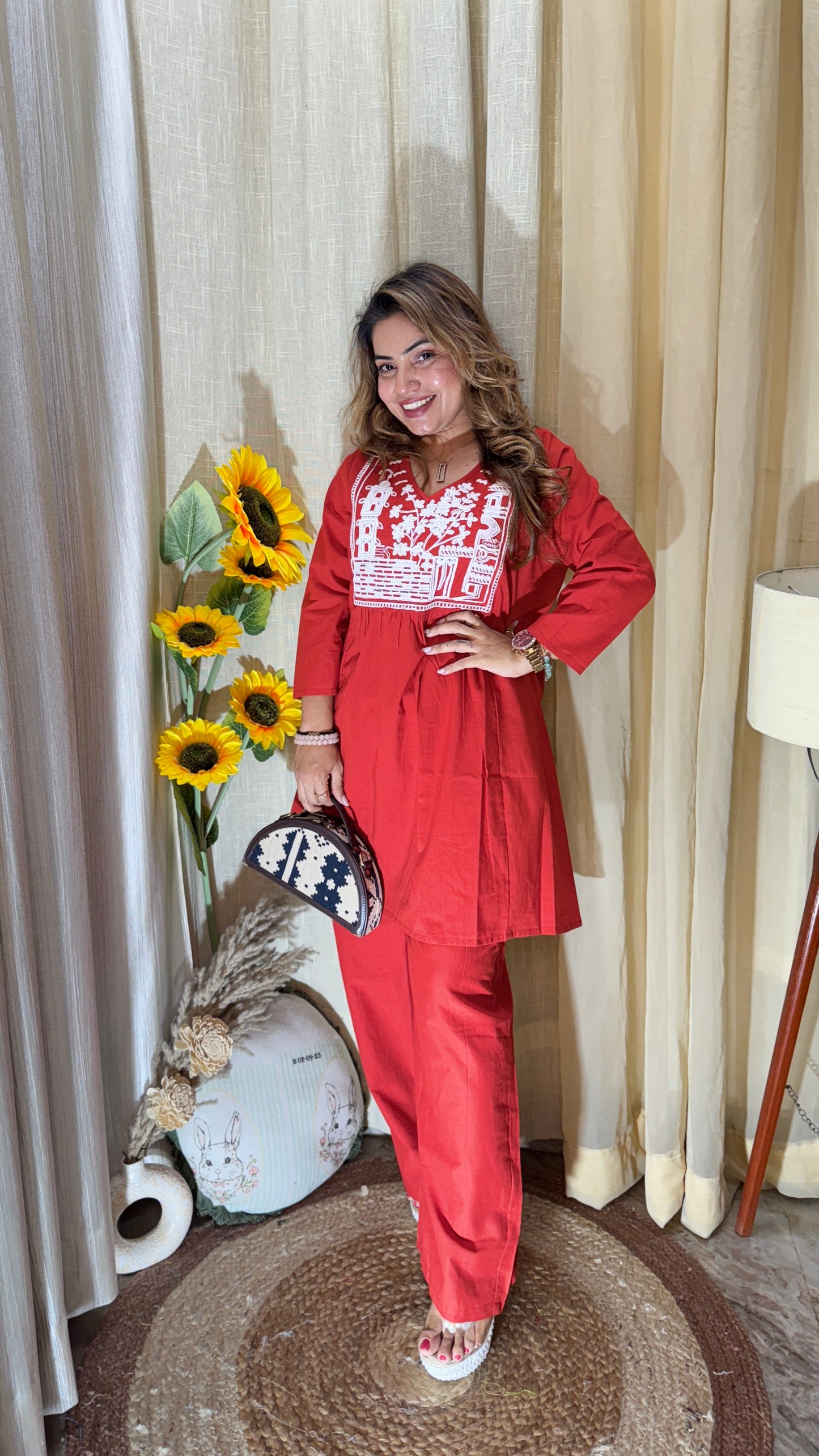 Pure Cotton Co-ord Set