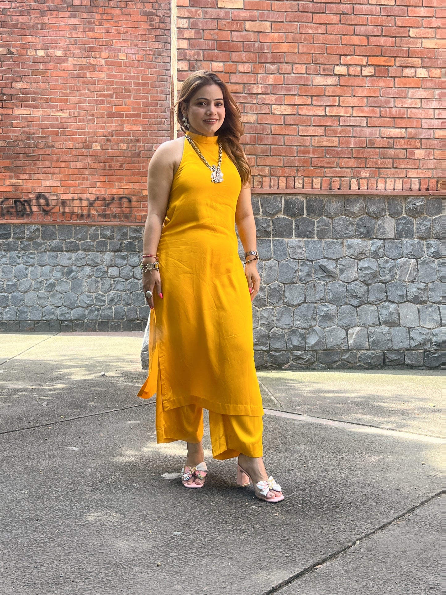 Indo-Western Kurti cord set