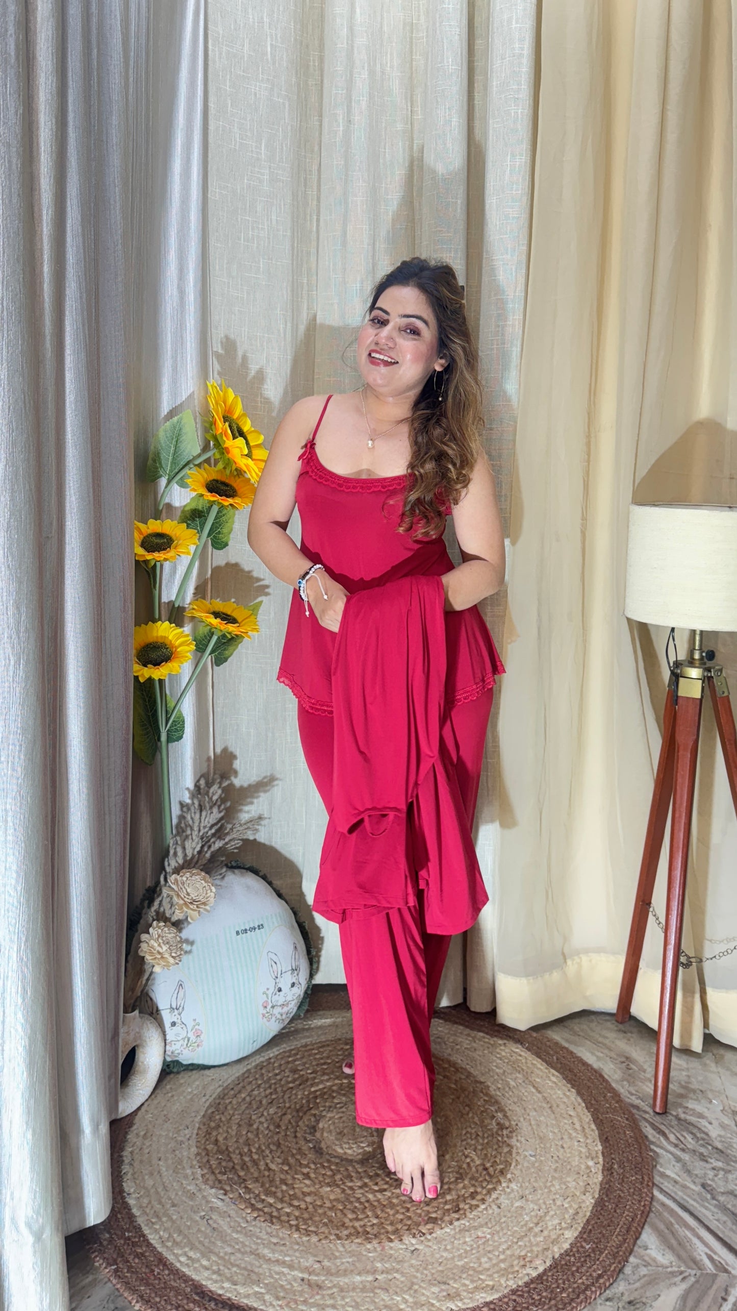 Luxury 3-Piece Nightwear Set