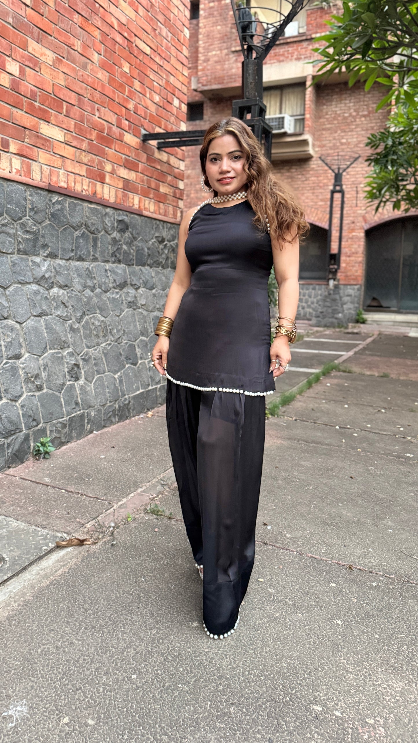 Classic Black Farsi Salwar Set