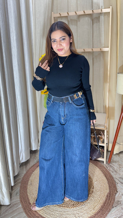 Winter Ribbed Full Sleeve Top