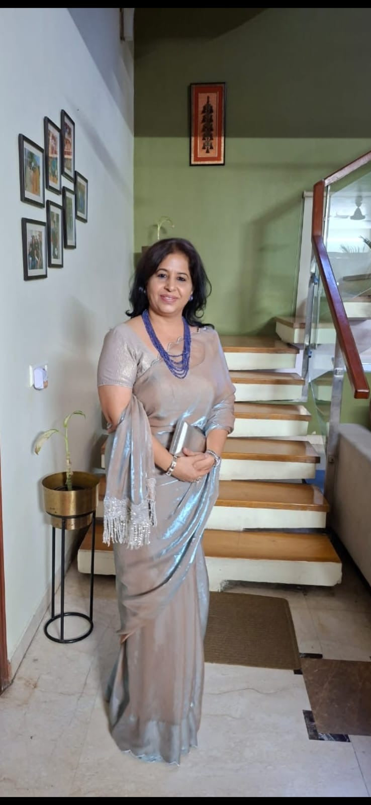 Luxury Cocktail Saree | Designer South Delhi Collection