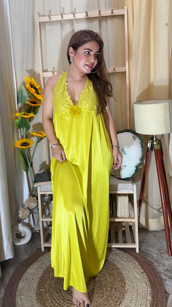 Lime Luxe Blossom Nightwear Set