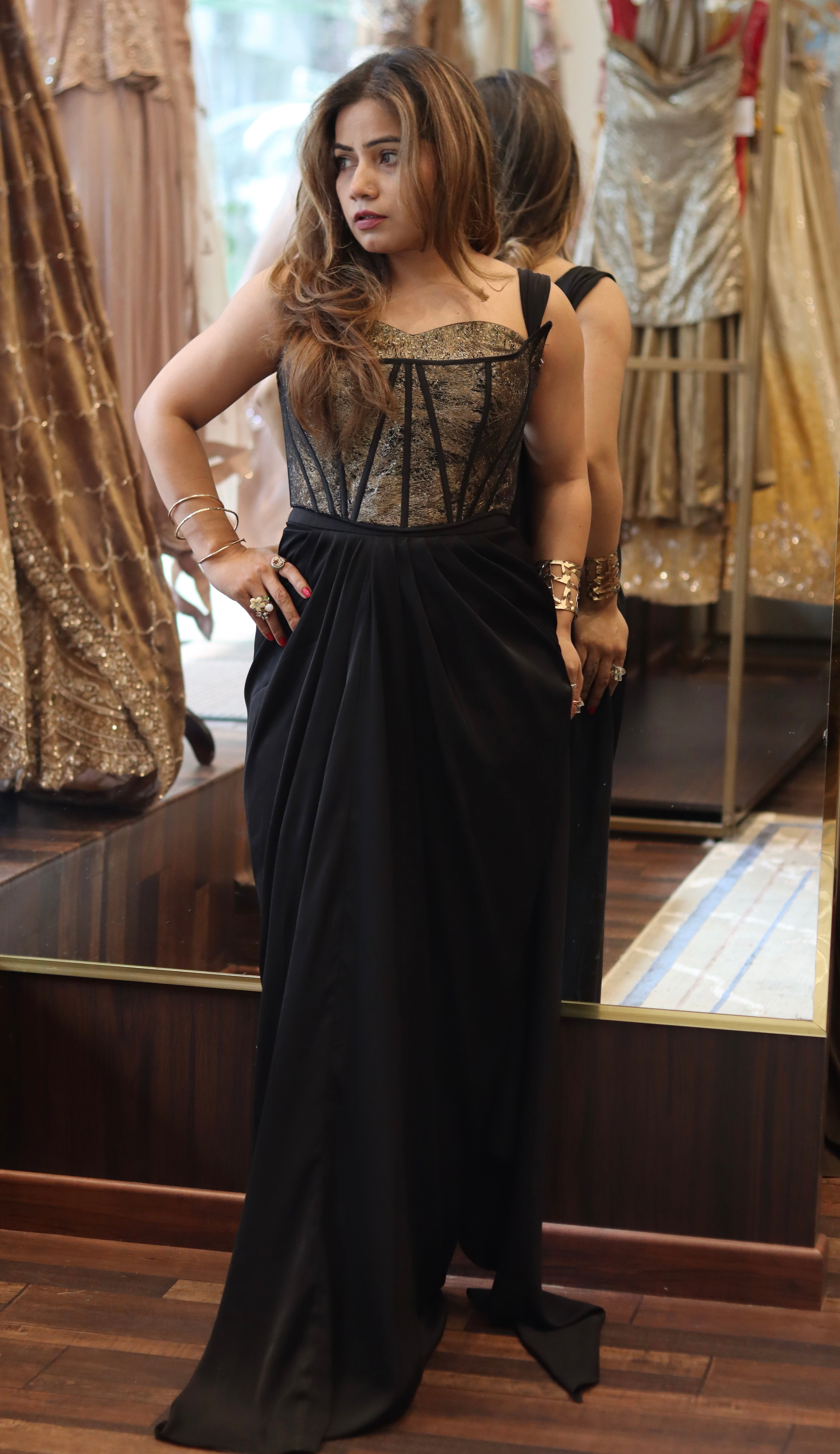 Concept Saree with Corset