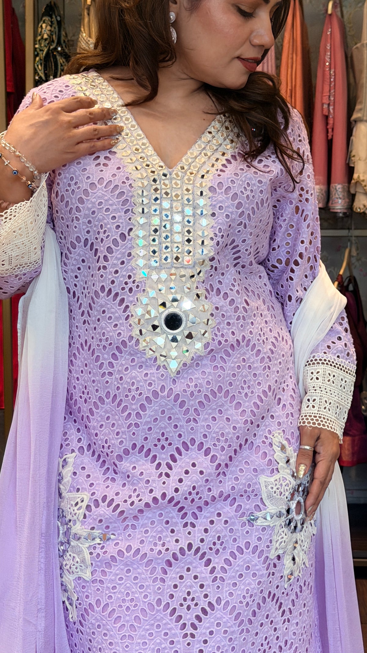 Sifli Cotton Pakistani Suit Set