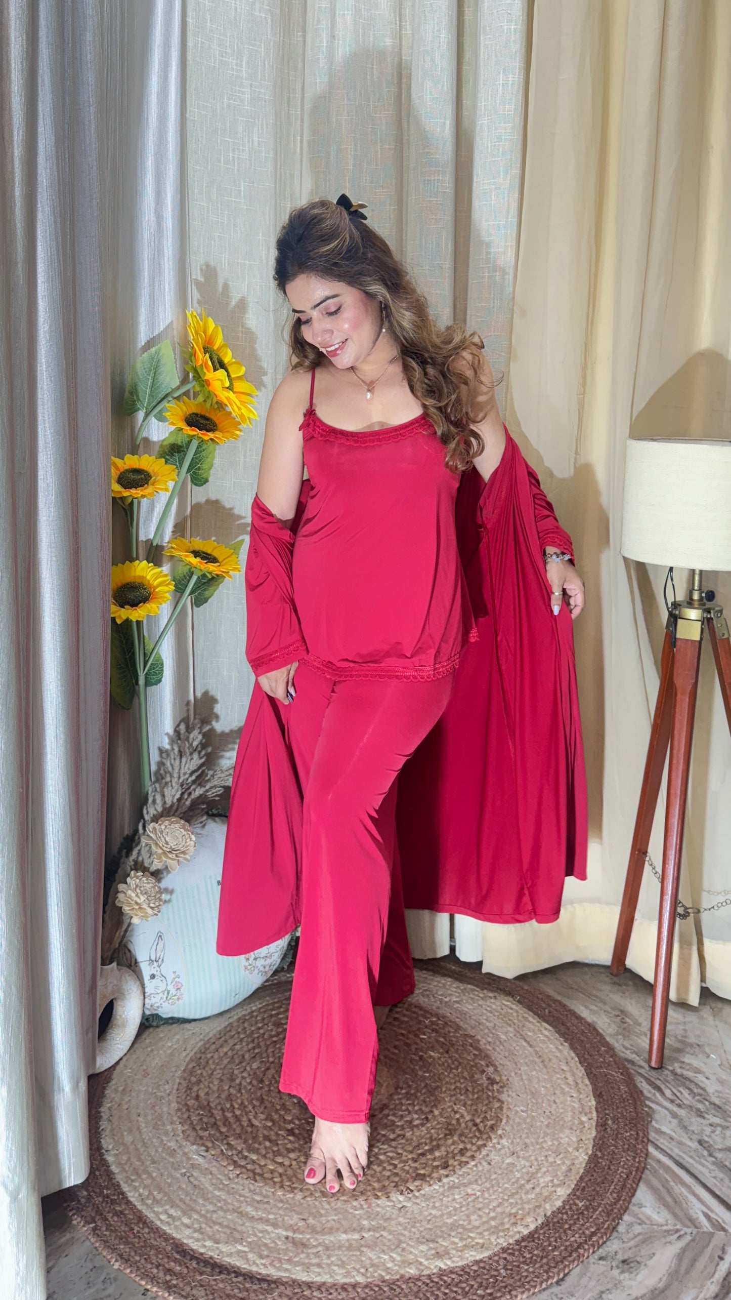 Luxury 3-Piece Nightwear Set